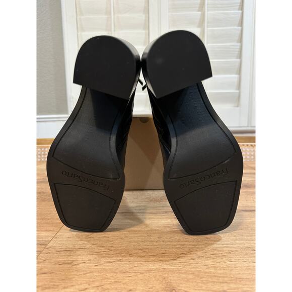 Franco Sarto Women's Stevie Block Heel Bootie Black Leather Size 6.5 NWOB - Picture 14 of 15